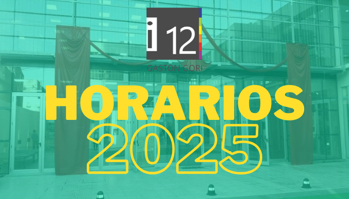HORARIOS 2025